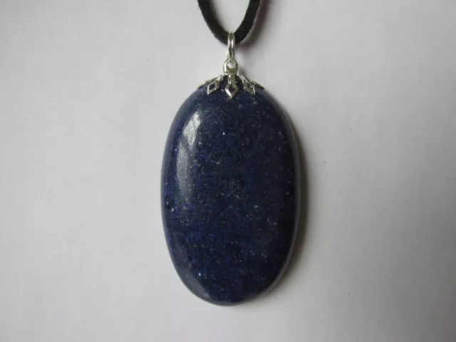 Pendentif Lapis Lazuli Pierre Naturelle Bijou Energie Cadeau Femme Spiritualité