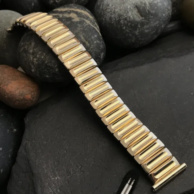 3/4" 12k Gold-Filled Hadley USA Expansion nos 1950s Vintage Watch Band