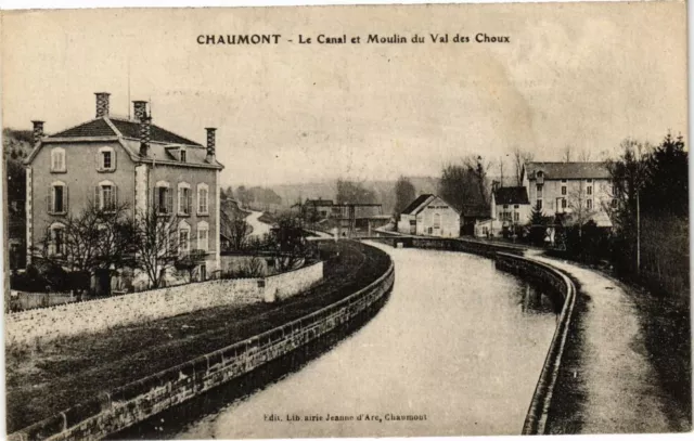 CPA Chaumont - Le Canal et Moulin du Val (270066)