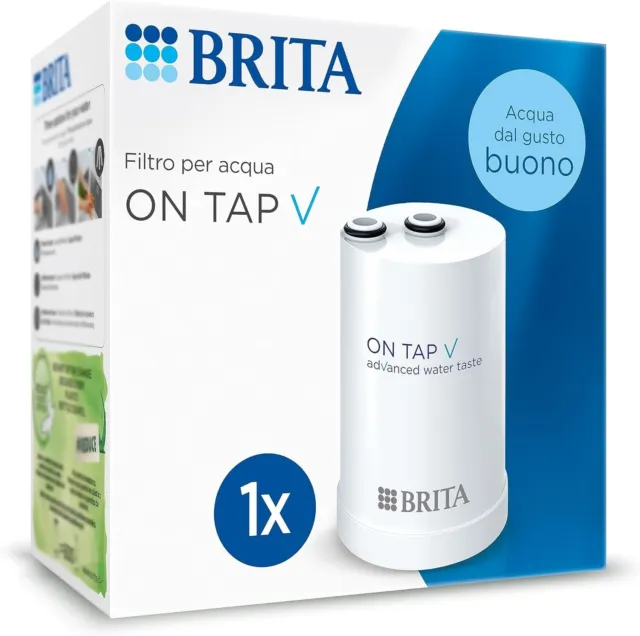 BRITA Filtro on TAP V 1 Filtro 4 Mesi  Ricambio per Avere Acqua Sostenibile