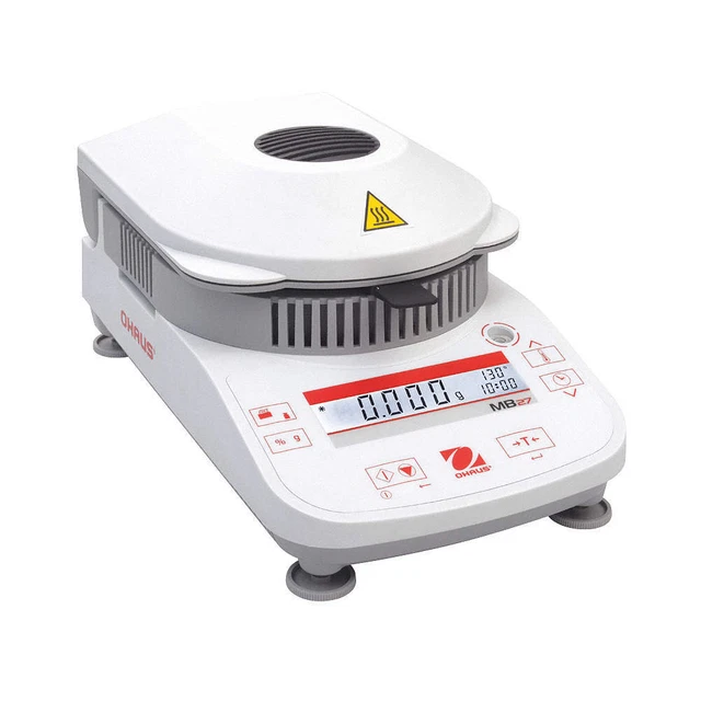 OHAUS MB27 Moisture Analyzer,90g,50 to 160 deg.C
