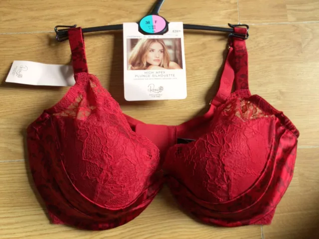 HIGH APEX PLUNGE Silhouette Bra Size 36F From M&S Rosie Bnwt Rrp £29.50  £9.99 - PicClick UK