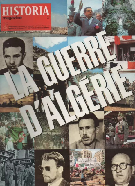Historia Magazine La Guerre D'algerie N° 194, 1971, La Guerre D'algerie
