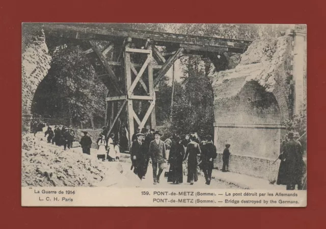 METZ BRIDGE - The bridge destroyed by the Germans (L3518)