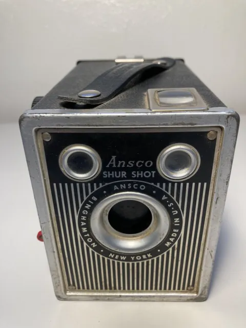 Vintage 1940’s Era Ansco Brand Shur-Shot Box Camera - Binghamton NY USA