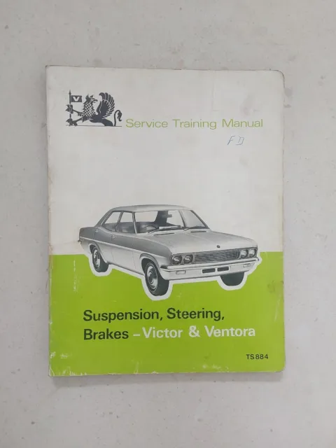 Sospensioni - Victor/Ventora Vauxhall manuale di servizio 1968 ts 884