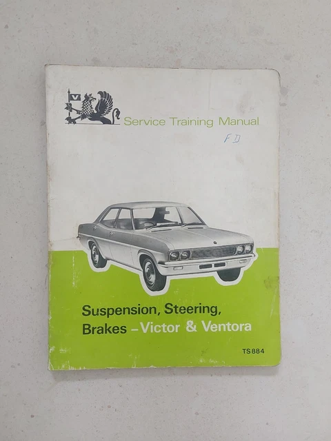 Sospensioni - Victor/Ventora Vauxhall manuale di servizio 1968 ts 884