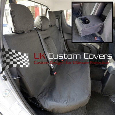 Imperméable avant Et Arrière Seat Housses 151 152 Trojan Mitsubishi L200 Trojan 2013 