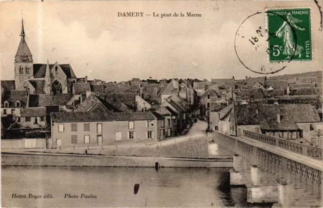 CPA DAMERY - Le Pont de la MARNE (245422)