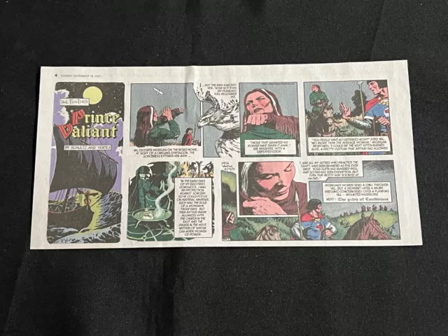 #15 PRINCE VALIANT by Thomas Yeates Sunday Third Page Strip December 19, 2021