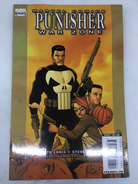 Punisher War Zone #6 Marvel Comics Marvel Knights March 2009 Ennis Dillon