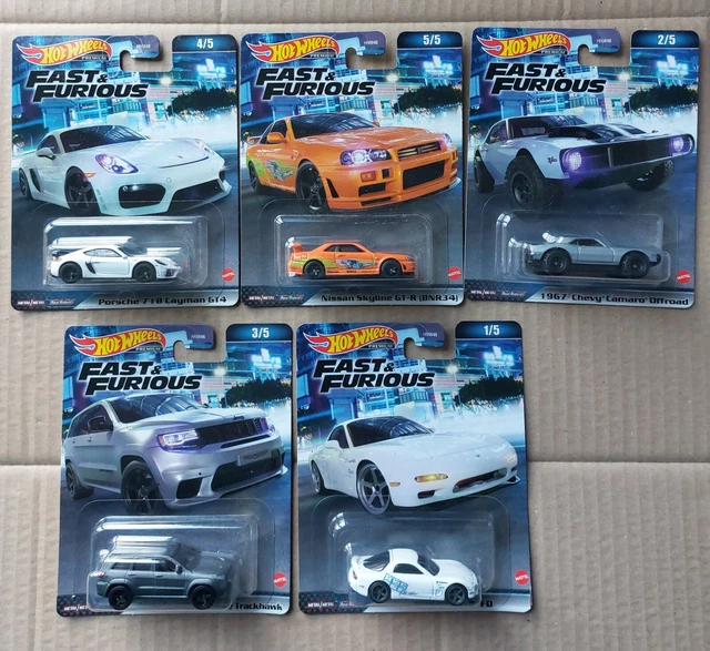 Coffret Luxe Hot Wheels Fast & Furious Série 5/5 - 1/64, Multicolore, Neuf 2020