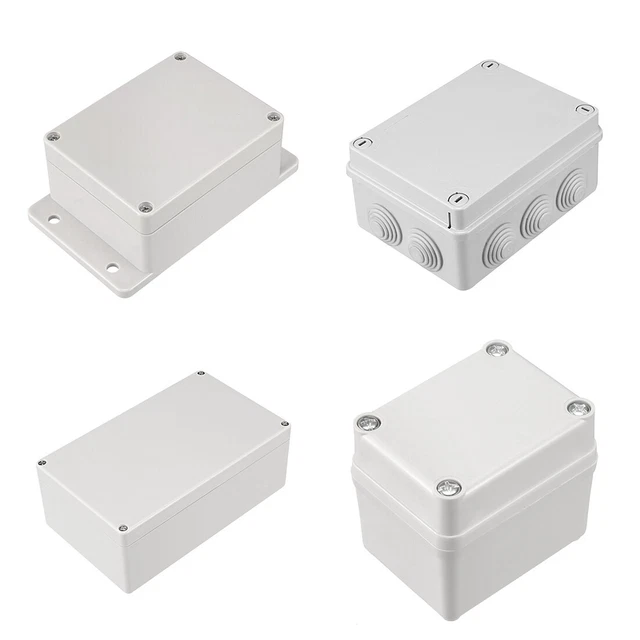 KIND OF SIZES Electronic Plastic DIY Junction Box Enclosure Project ...