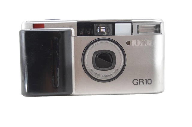 Excellent+++++ Ricoh GR10 Silver Point& Shoot 28mm F/2.8 35mm Film Camera Japan