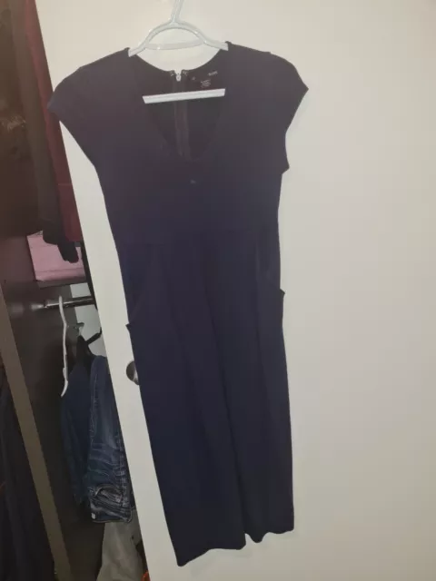 Soon Maternity navy blue work dress - size XS (AU 6)