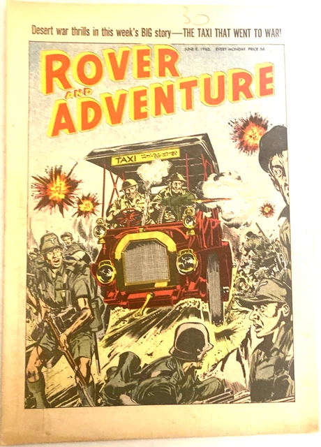 Rover Und Abenteuer. Juni 2. 24. 1962. Dc Thompson Britisches Magazin. Fn/Vfn