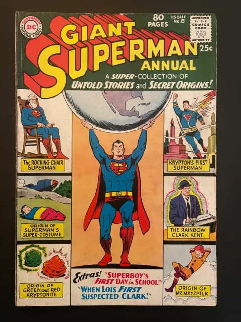 Giant Superman Annual 8 Vol 1 Mid Grade 5.0 DC Comic Book D62-63