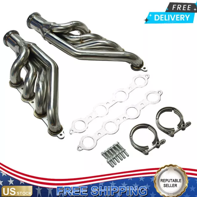 Stainless Turbo Manifold Header For 97-14 Chevy Small Block V8 Ls1/ls2/ls3/ls6