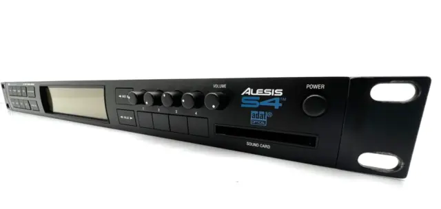 ALESIS S4 Quadralsynth 64 Voice Sound Module MIDI Rack Modul DJ Equipment Audio