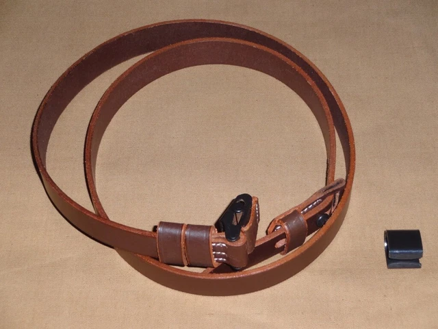 Briemung Per Bottiglia Da Campo WH, Pelle Seconda Guerra Mondiale M31 Ws Strap Mente - Foto 8