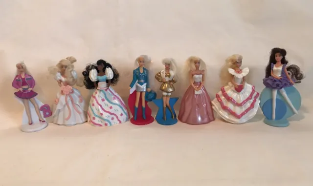 1993 McDonalds Barbie With Hair You Can Style Happy Meal Toys Complete Set of 8