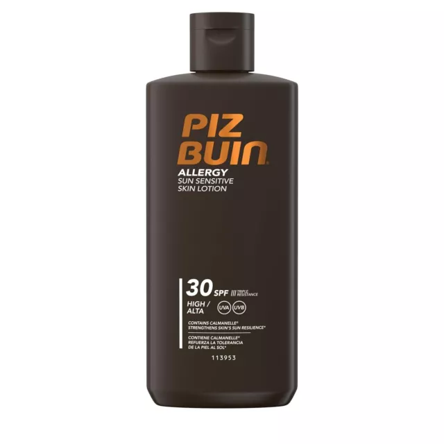 Piz Buin Allergy Sun Sensitive Skin Lotion LSF 30 Sonnencreme Allergiker 200 ml