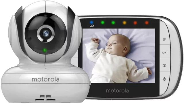 Motorola MBP36S Digital Video Voice Baby Monitor Camera Night Vision LCD HD 2 Wa