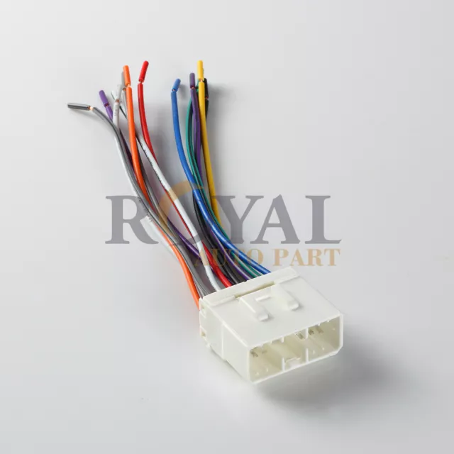 CAR STEREO CD Player Wiring Harness Wire Adapter Plug Aftermarket Radio