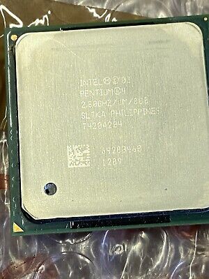 Cpu Intel Pentium 4 2,8 Ghz/1M/800 Skt 478, Sl7Ka, Phillipine