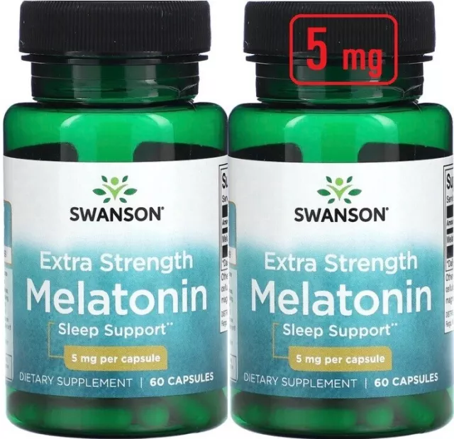 MELATONI 5mg 2x60 cps DORMIR MAS Y MEJOR  Envío 24h