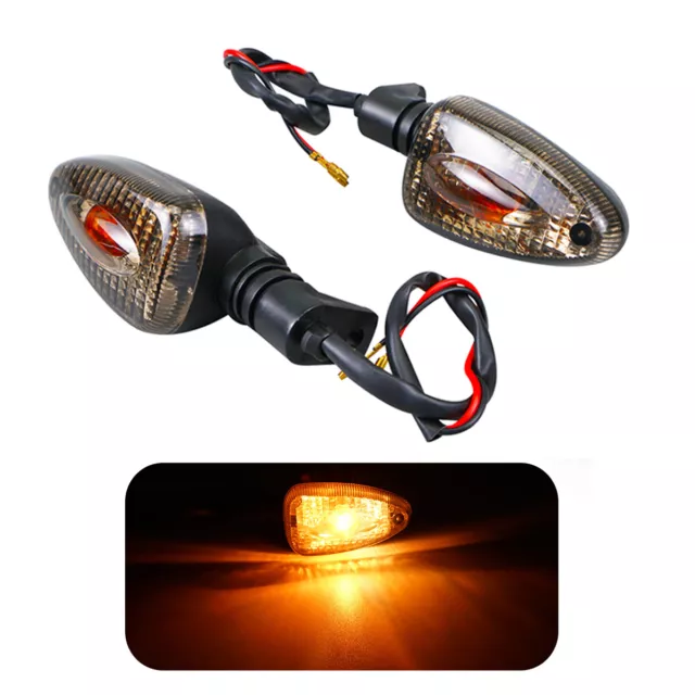 Smoke Turn Indicator Signal Lights For BMW K1200R/S 2005-2008 R1200GS 2004-2013