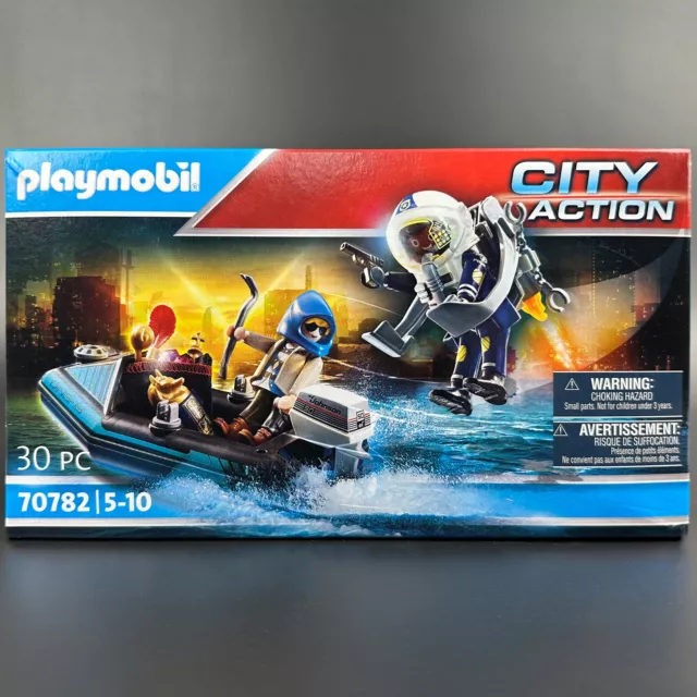 PLAYMOBIL® Polizei-Jetpack: Festnahme des Kunsträubers 70782 NEU & OVP