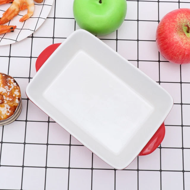 Rectangular Casserole Dish Microwave Oven Baking Tray Multi-Layer Pot