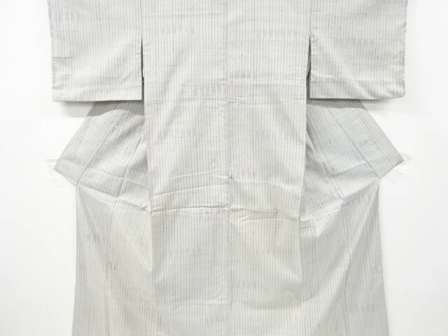 6819055: Japanese Kimono / Antique Kimono / Mawata Tsumugi / Woven Arrow Feather