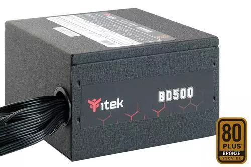 itek BD500 alimentatore per computer 500 W 24-pin ATX ATX Nero