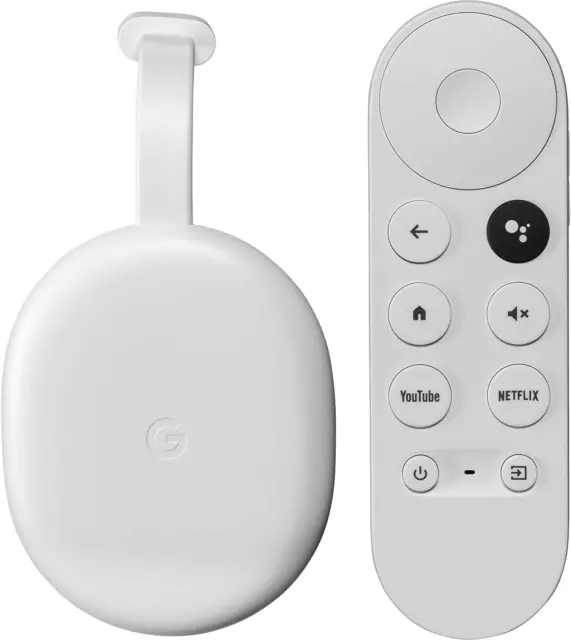 Chromecast Con Google TV (HD) Neve – WLAN, Streaming Intrattenimento