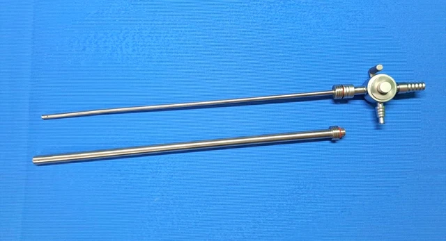 1pc Laparoscopic Thumb Suction 10 to 5mm SS Reusable Sterile Surgical Instrument
