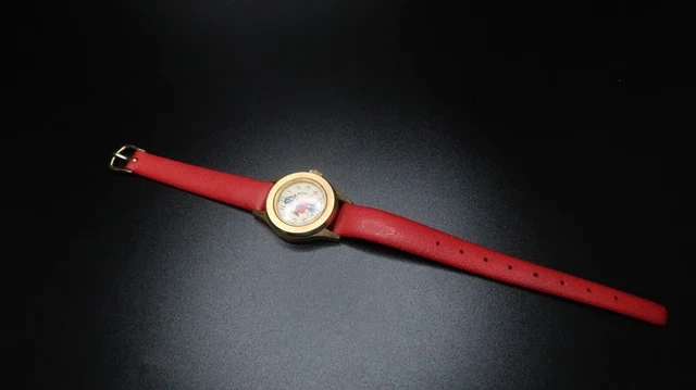 Disney Minnie Mouse Antique Mechanic Bradley Animated Watch Swiss Made 24mm