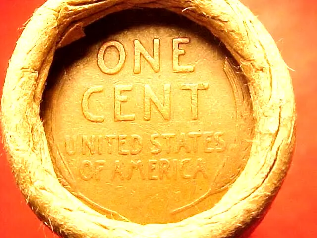 Old Roll Lincoln Wheat Cent Penny San Francisco Wrap!++