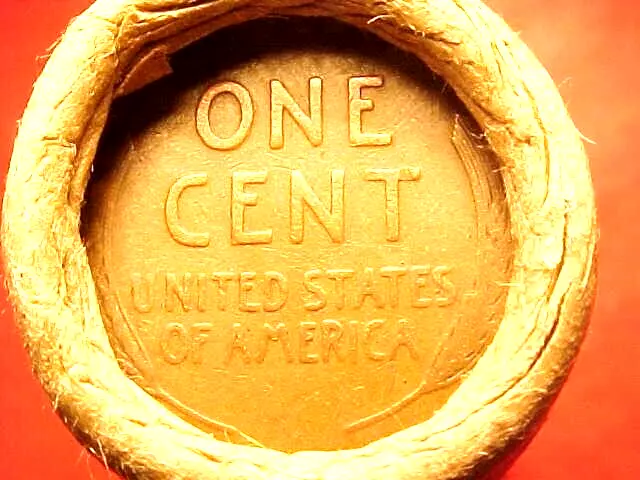 Old Roll Lincoln Wheat Cent Penny San Francisco Wrap!!