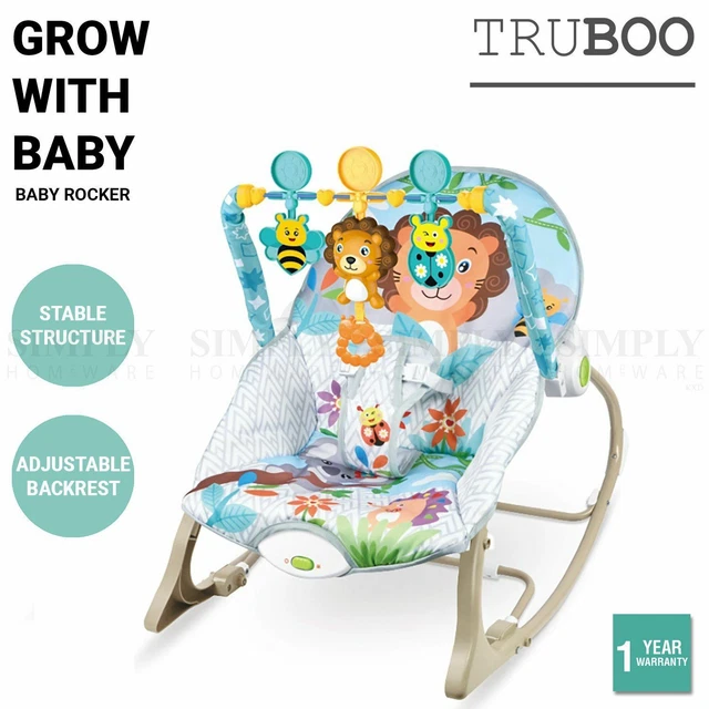 Truboo Baby Rocker Infant Swing Chair Toddler Newborn Music Toy Bouncer