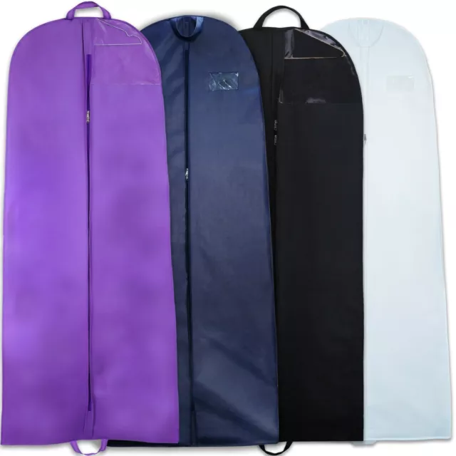 72" Breathable Long Bridesmaids Wedding Dress Cover Travel Garment Storage Bags