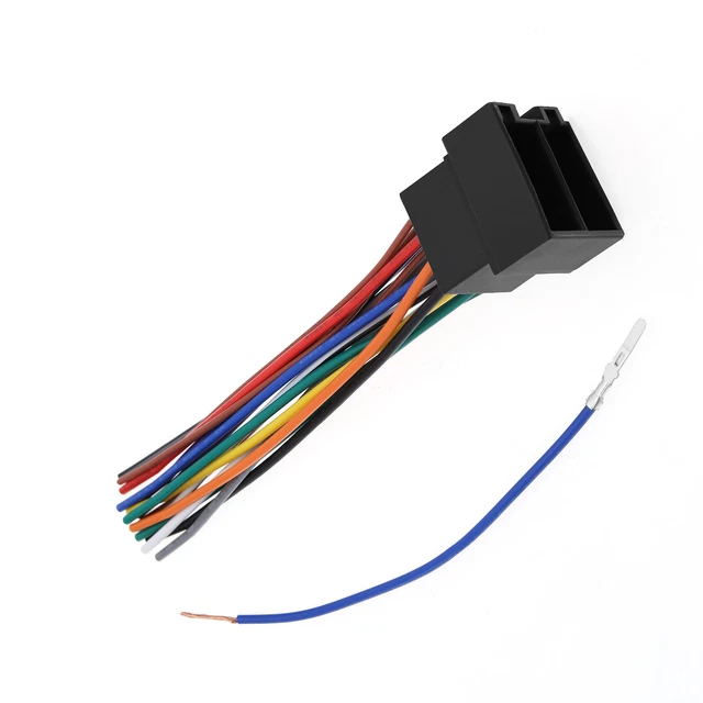 CAR RADIO 16 Pin ISO Wire Harness Adapter for Alpine ILX INE IXAW407