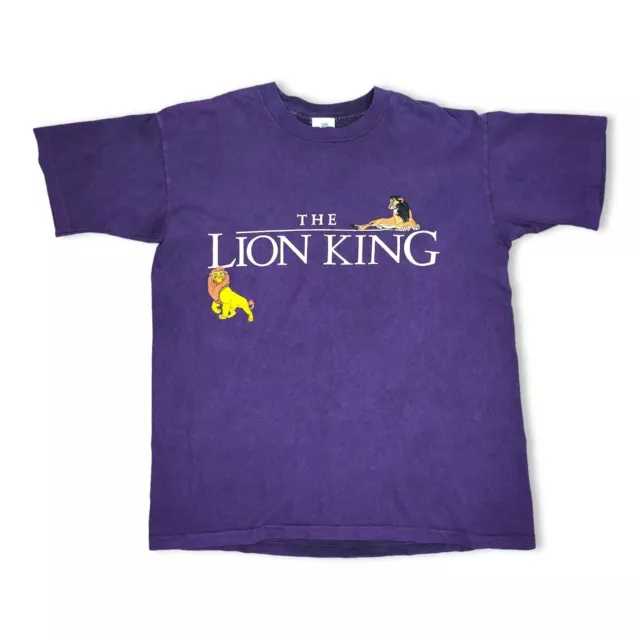 VINTAGE THE LION King Graphic T Shirt Disney 90s Embroidered Single ...