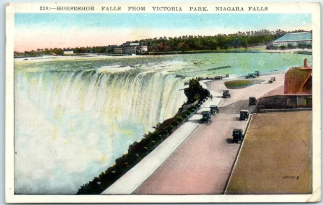 Postcard - Horseshoe Falls From Victoria Park, Niagara Falls, Canada
