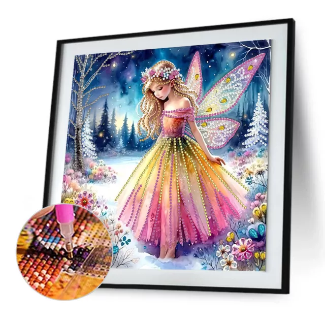 ENCOMAG 4 St?ck 5D DIY Diamond Painting,Elfen DIY Diamant Malerei,Diamant Painti 3