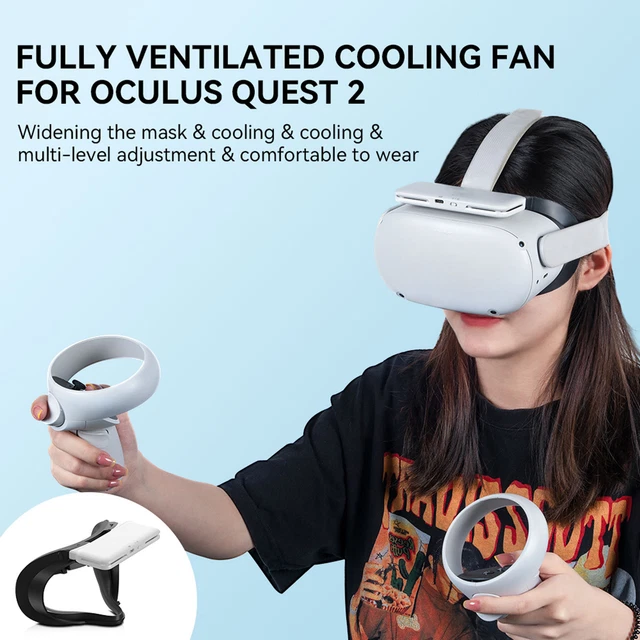 VR Radiator Low Noise Heat Dissipation VR Headset Ventilation Fan Facial