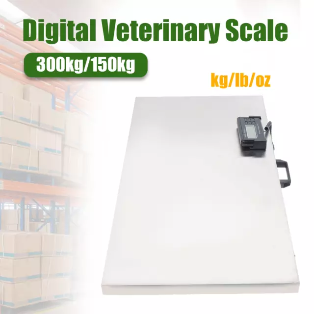 Bilancia Digitale 300 Kg A Piattaforma Elettronica Display Lcd Retroilluminato