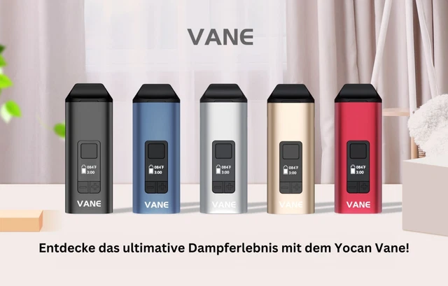 Yocan Vane, Vaporizer Kräuter  , Keramikfilter,   Phyto-Inhalator, Konduktion