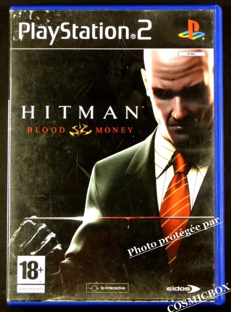 HITMAN BLOOD MONEY PS2 Video Game for SONY PlayStation 2 Console Complete Tested